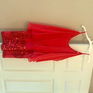 Arden B Cocktail cold shoulder dress